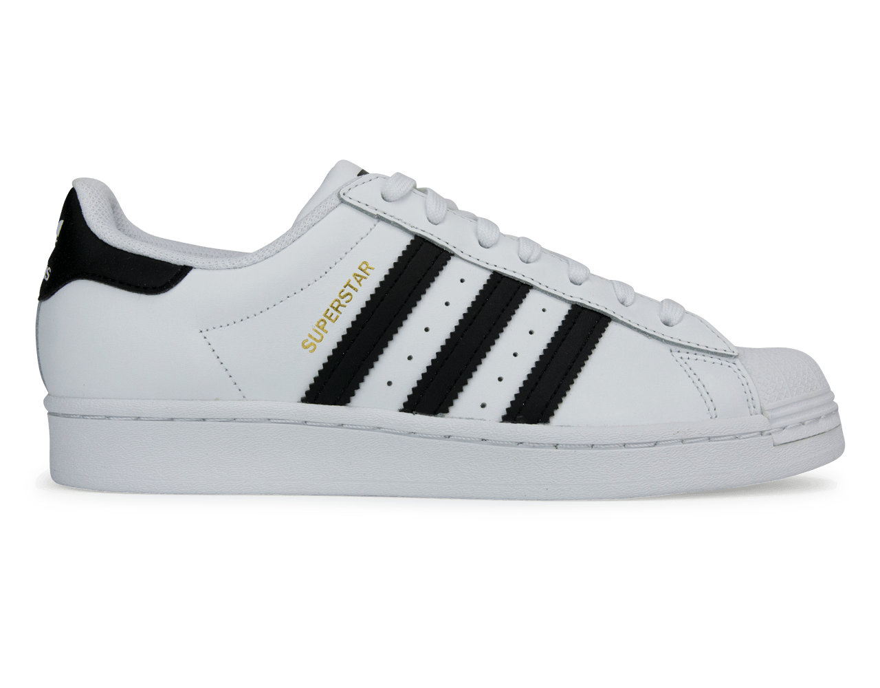 adidas Kids Superstar Shoes Black/White Font