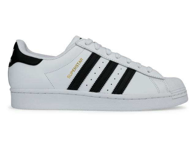 adidas Kids Superstar Shoes Black/White Font