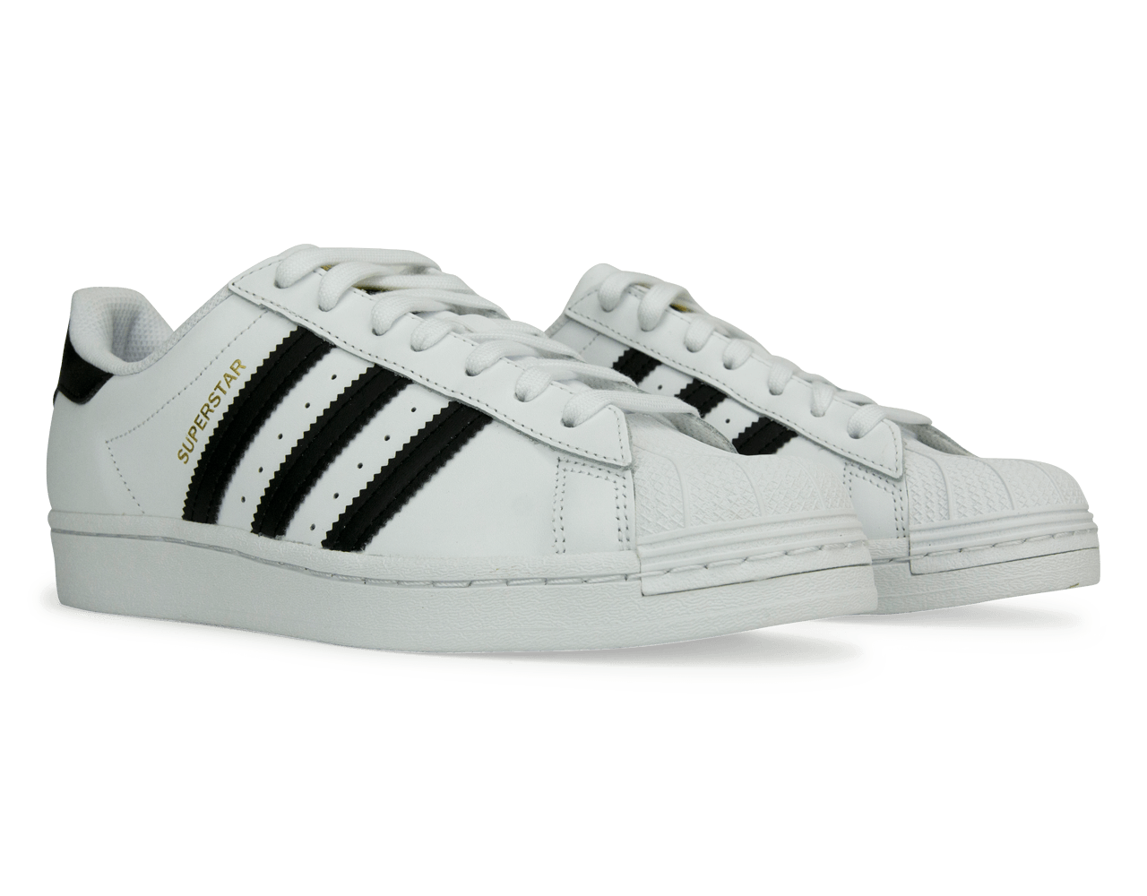 adidas Kids Superstar Shoes Black/White Together