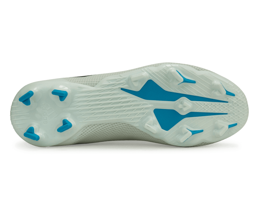 adidas Kids X Speedflow.3 FG White/Navy/Sky Blue Sole