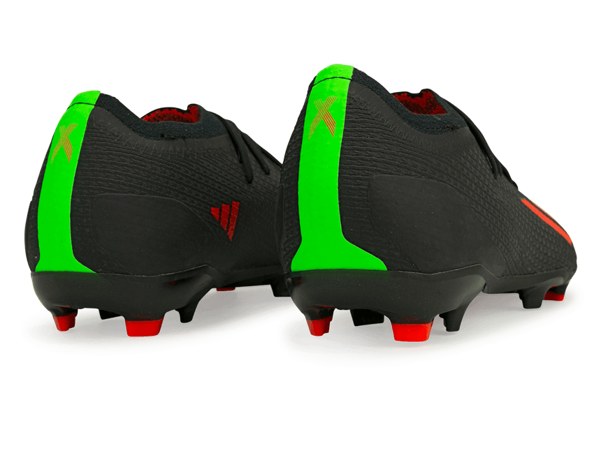 adidas Kids X SpeedPortal.1 FG Black/Solar Red Rear