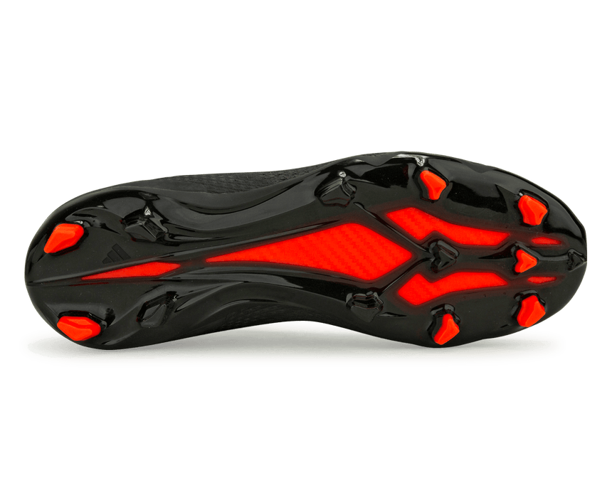 adidas Kids X SpeedPortal.1 FG Black/Solar Red Sole