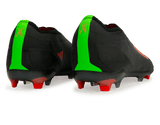 adidas Kids X SpeedPortal+ FG Black/Red/Green Rear