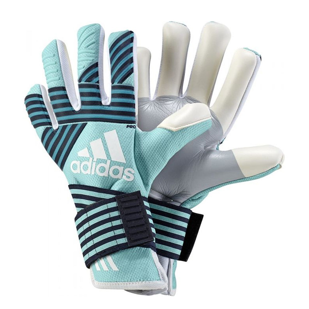 Hearty lindring Vælge adidas Men's Ace Trans Pro Goalkeeper Gloves Energy Aqua/Energy Blue –  Azteca Soccer