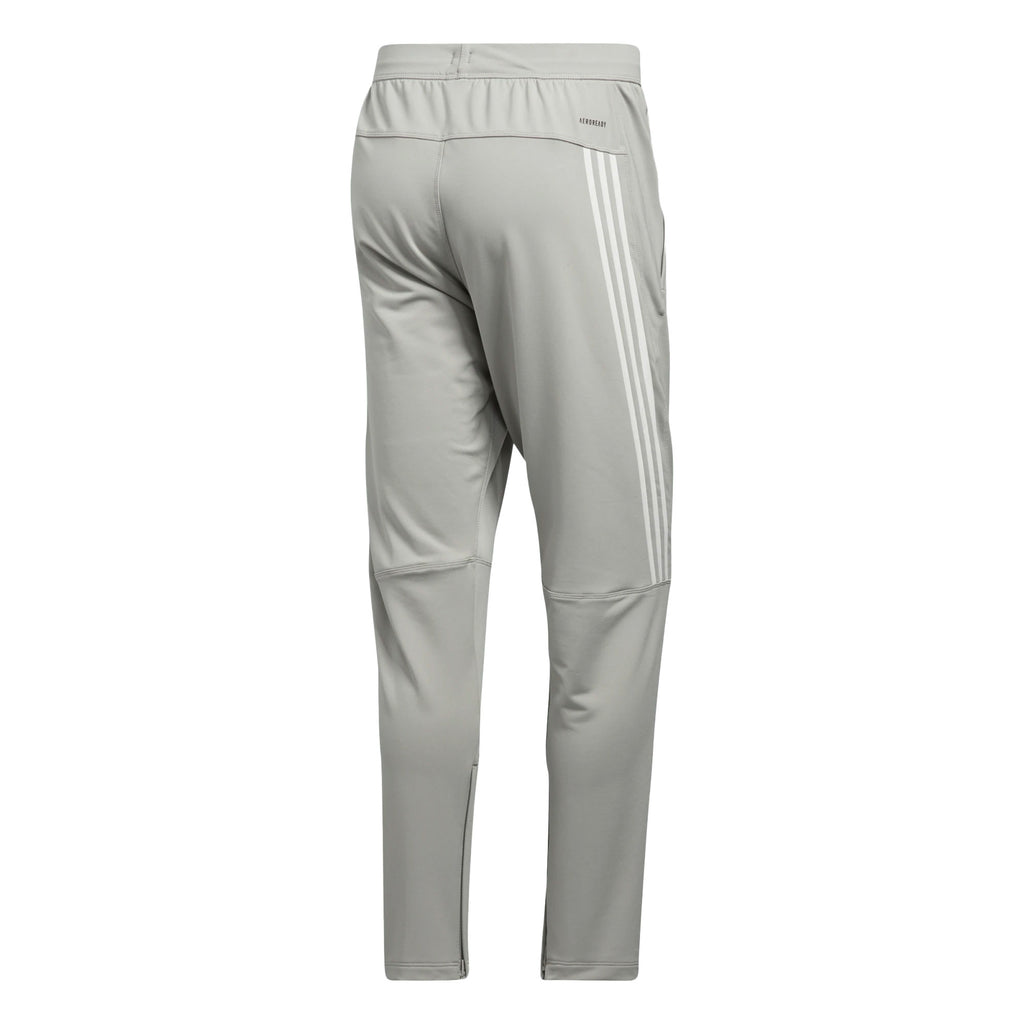 adidas Men's Aeroready 3-Stripes Cold Weather Knit Pants Metal Grey Back