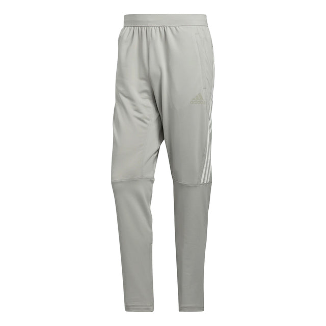 adidas Men's Aeroready 3-Stripes Cold Weather Knit Pants Metal