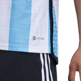 adidas Men's Argentina 2022/23 Authentic Home Jersey White/Light Blue Heat.Rdy