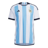 adidas Men's Argentina 2022/23 Home Jersey White/Light Blue Front