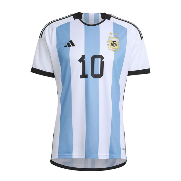 adidas 2022-23 Argentina Home Jersey - White-Light Blue