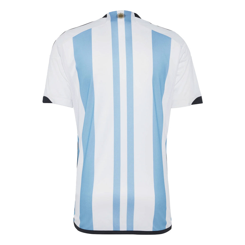 adidas Men's Argentina 2022 Winners Home Jersey White/Blue Back