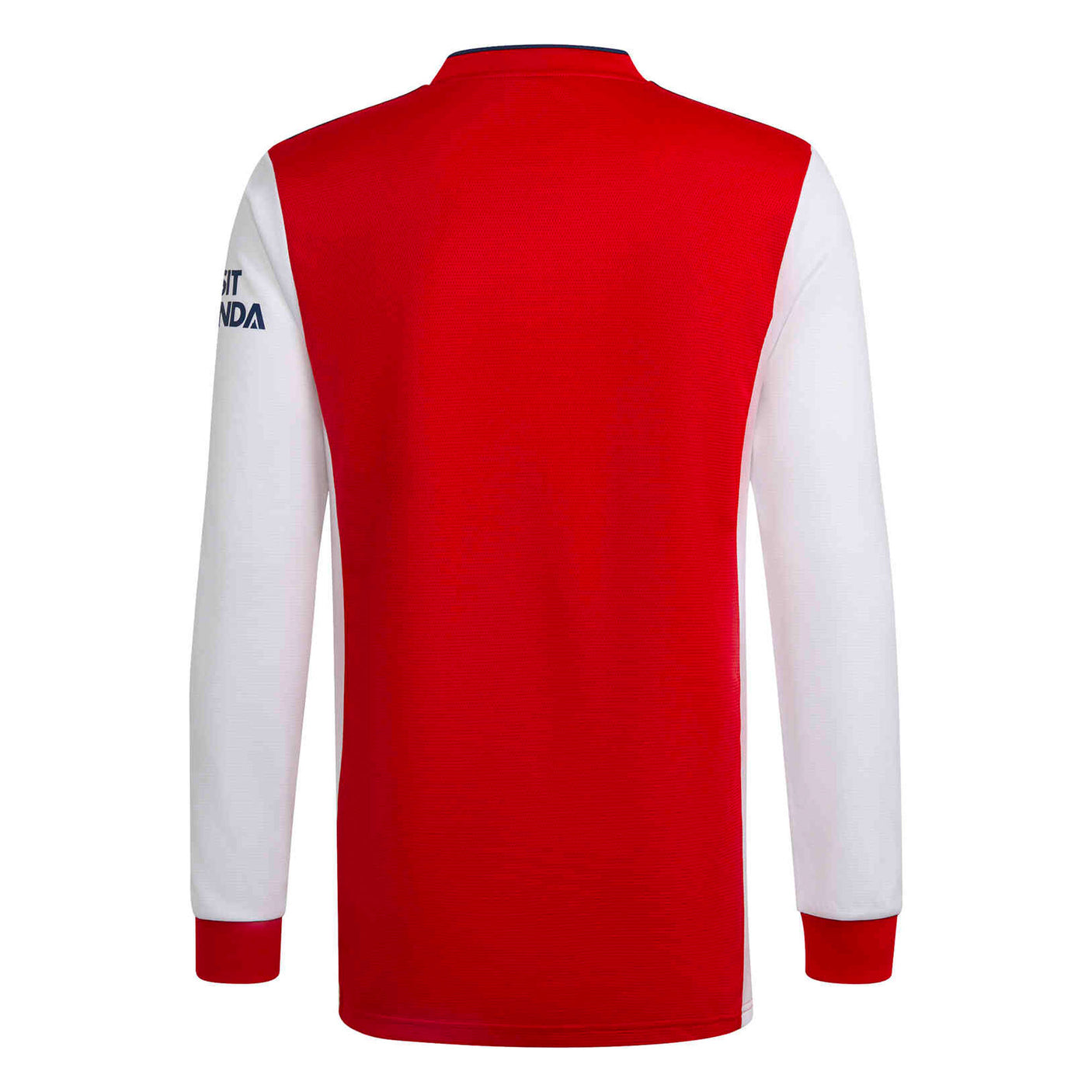 adidas Men's Arsenal 2021/22 Long Sleeve Home Jersey Red/White Back