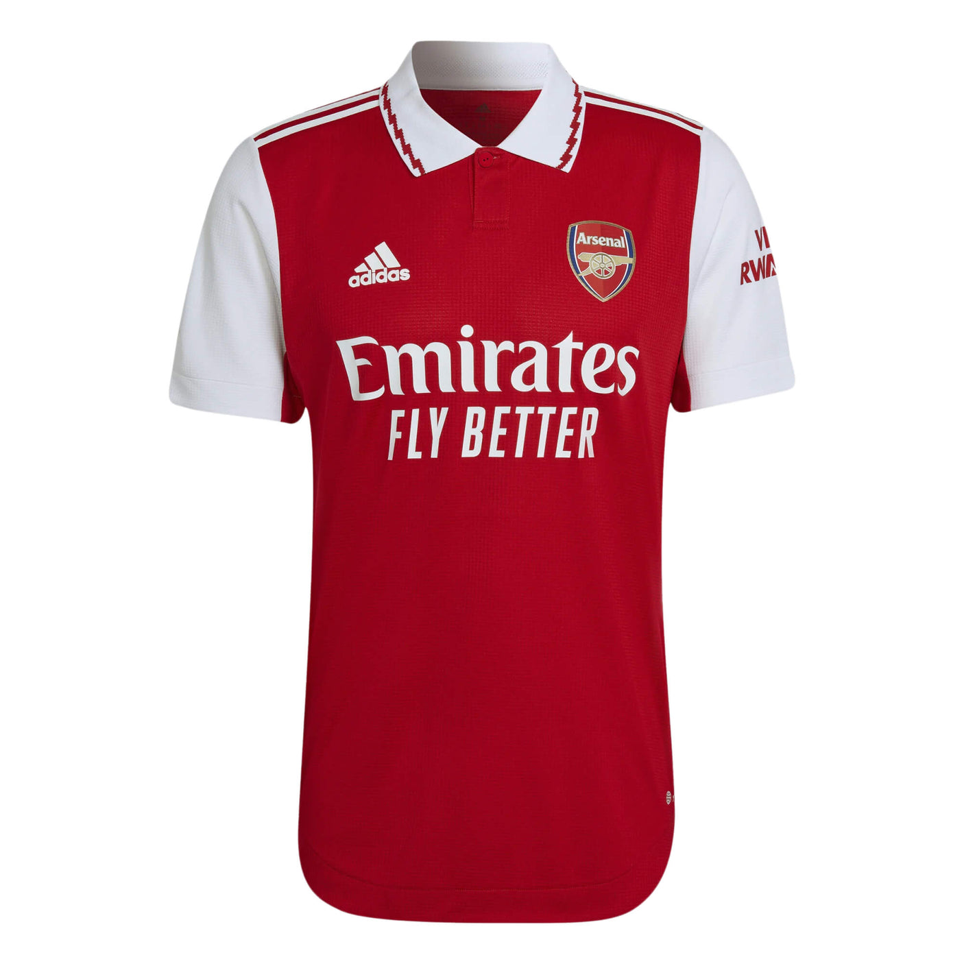 adidas Men's Arsenal 2022/23 Authentic Home Jersey Scarlet/White Front