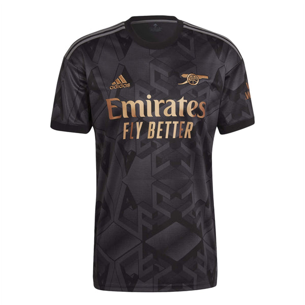 Arsenal adidas 2022/23 Away Replica Blank Jersey - Black