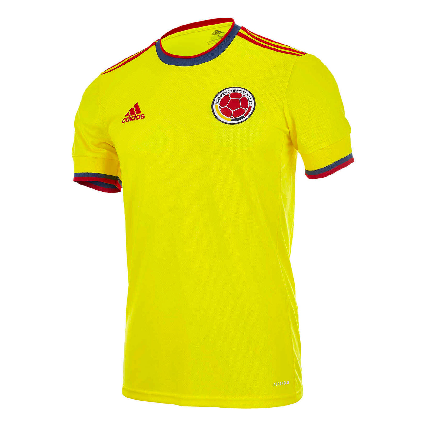 adidas Men's Colombia 2021/22 Home Jersey Bright Yellow Front