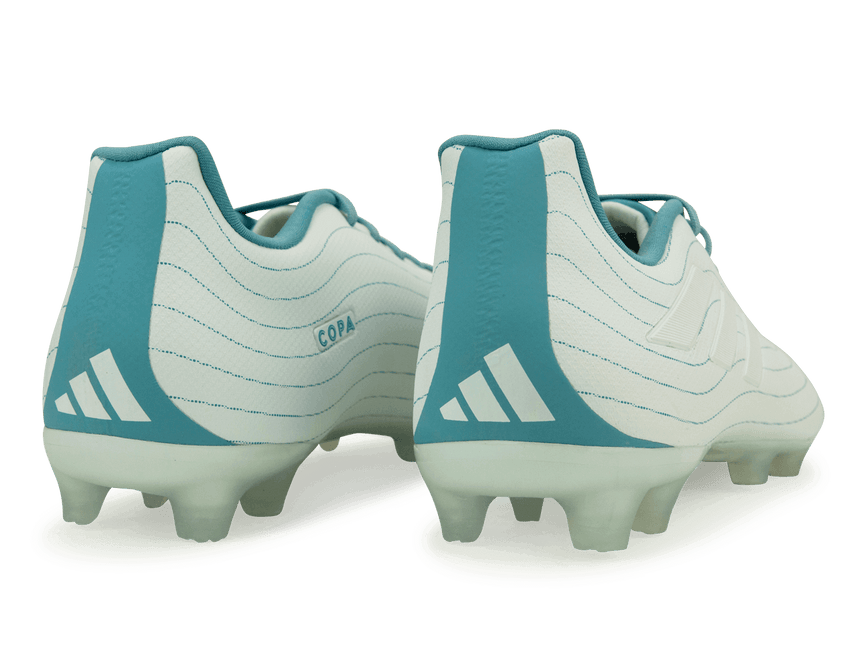 adidas Men's Copa Pure.3 FG White/Blue – Azteca Soccer