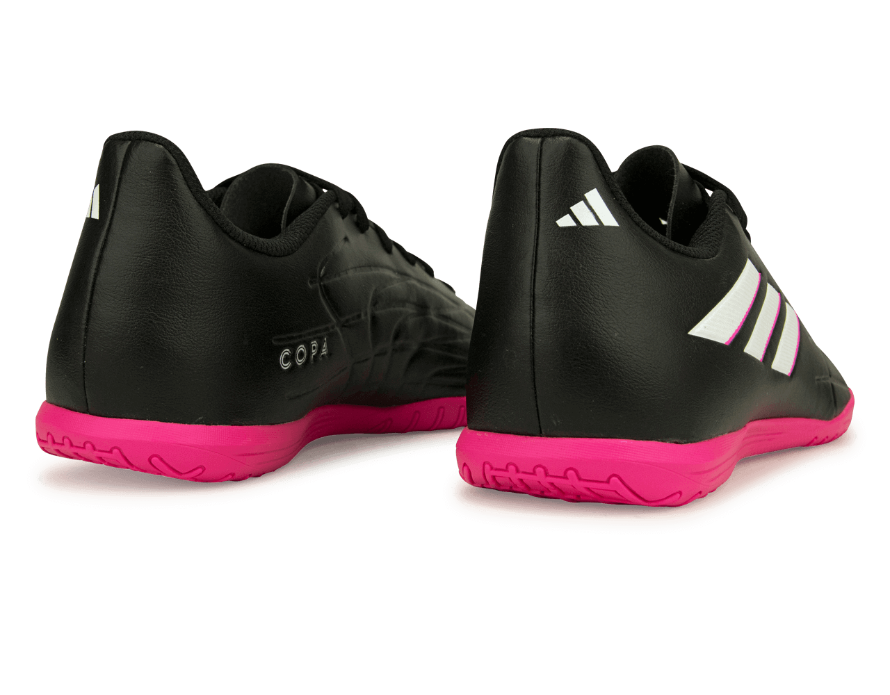 adidas Copa Pure.4 Indoor Soccer Shoes, Men's, Black/Pink adidas Copa Pure.4 Indoor Soccer Shoes, Men's, Black/Pink