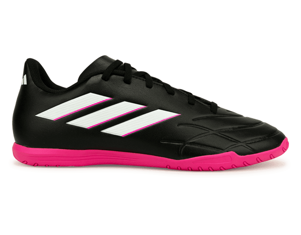 adidas Men\'s Copa Pure.4 IN Black/Pink adidas Copa Pure.4 Flexible Ground Cleats | Men main image 3