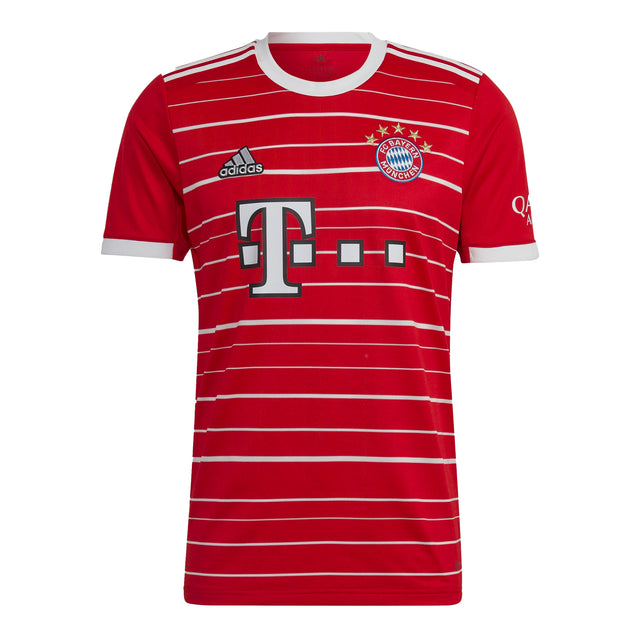 adidas Men's FC Bayern Munich 2022/23 Home Jersey Red/White Front
