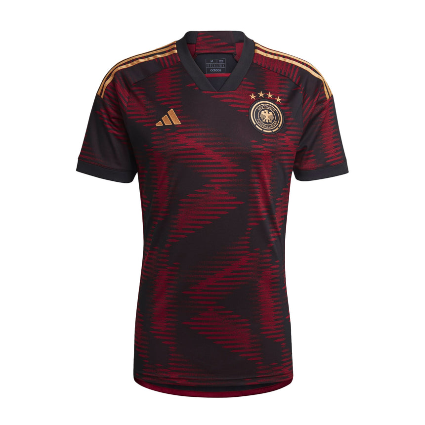 adidas Men's Germany 2022/23 Away Jersey Black Front