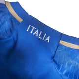 adidas Men's Italy 2023/24 Authentic Home Jersey Blue Back Colar