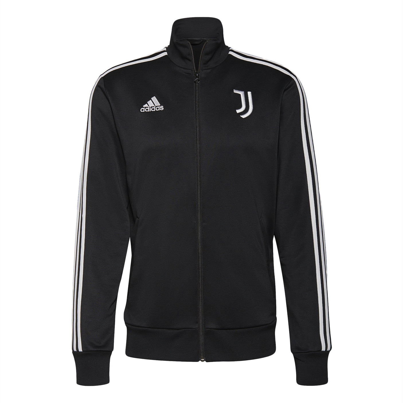 adidas Men's Juventus 2021/22 3-Stripe Track Jacket Black/White Main