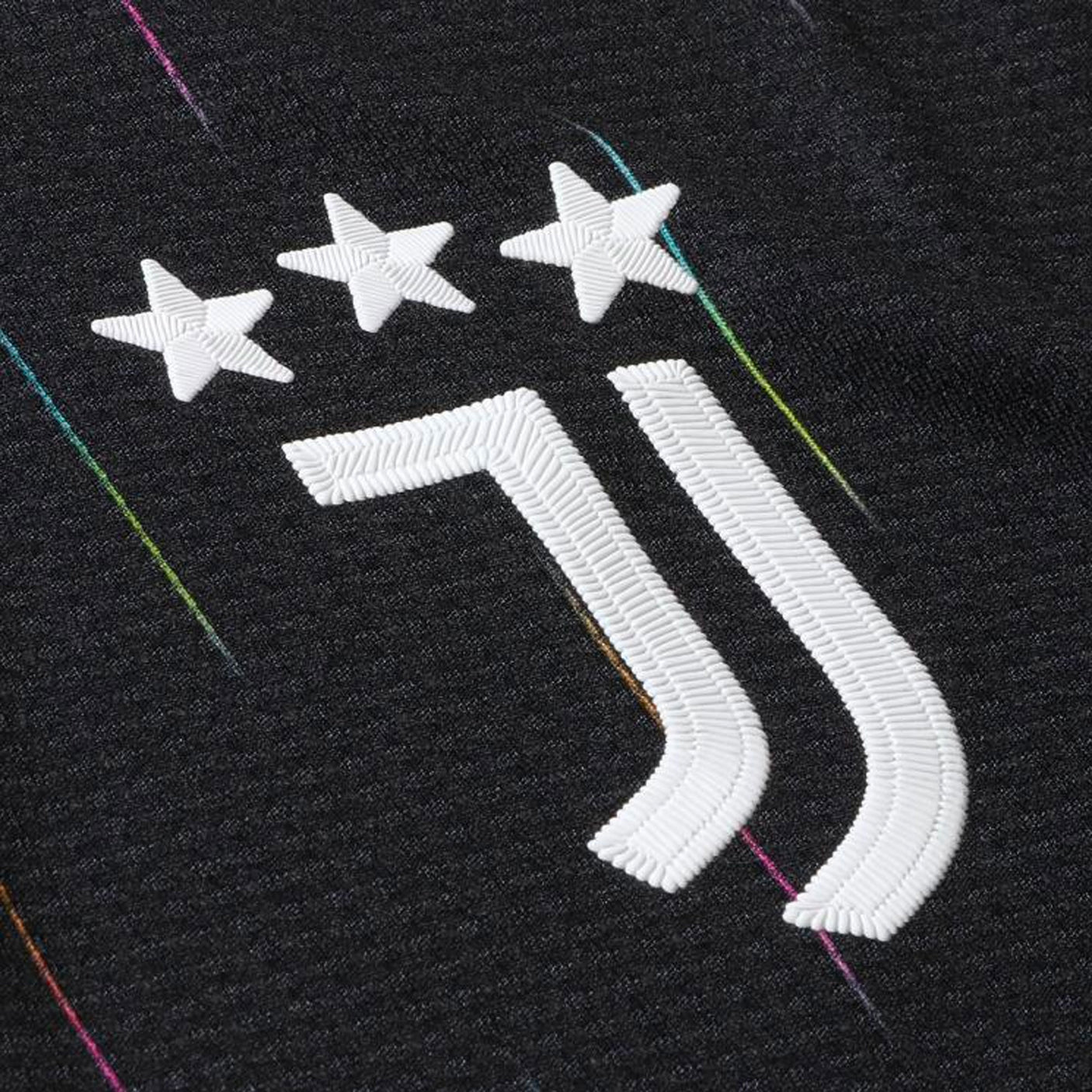 adidas Men's Juventus 2021/22 Authentic Away Jersey Black/White Crest