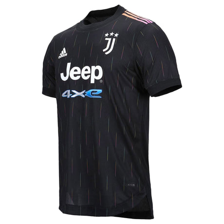 adidas Men's Juventus 2021/22 Authentic Away Jersey Black/White Main