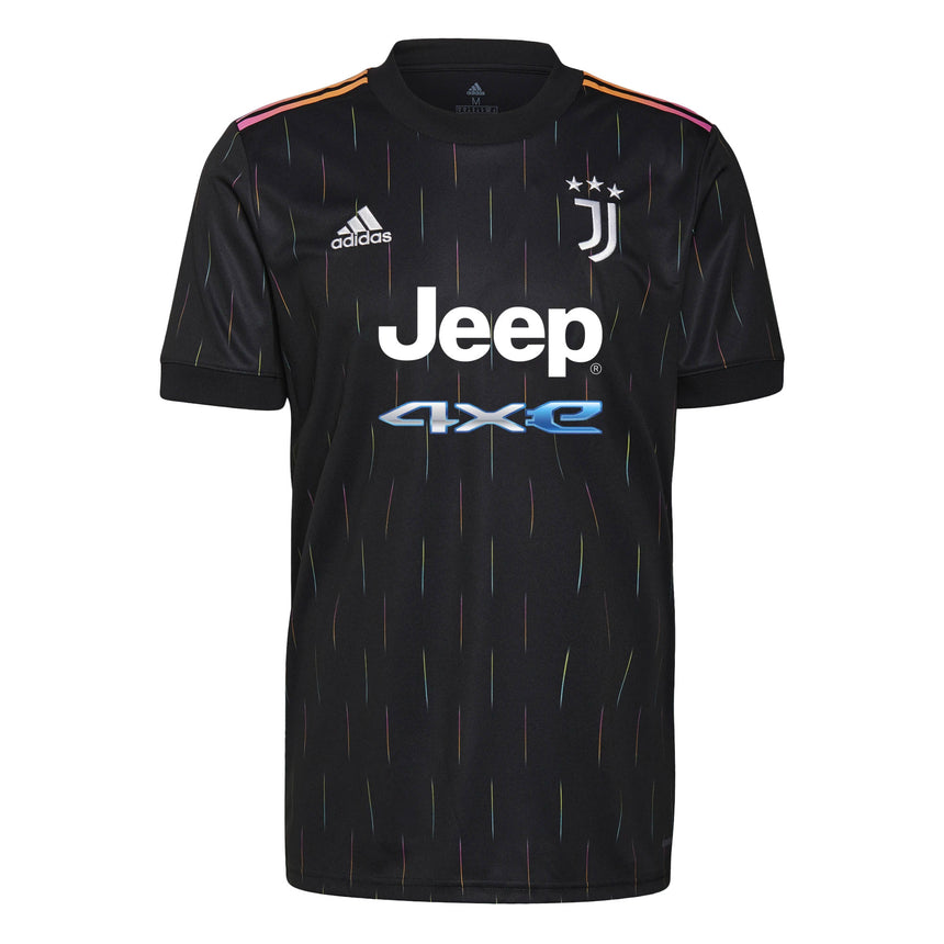 adidas Men's Juventus 2021/22 Away Jersey Black/White Front