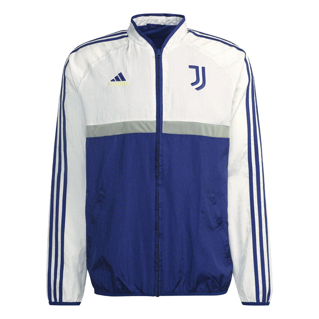 adidas Men's Juventus 2021/22 Icon Jacket Blue/White Front