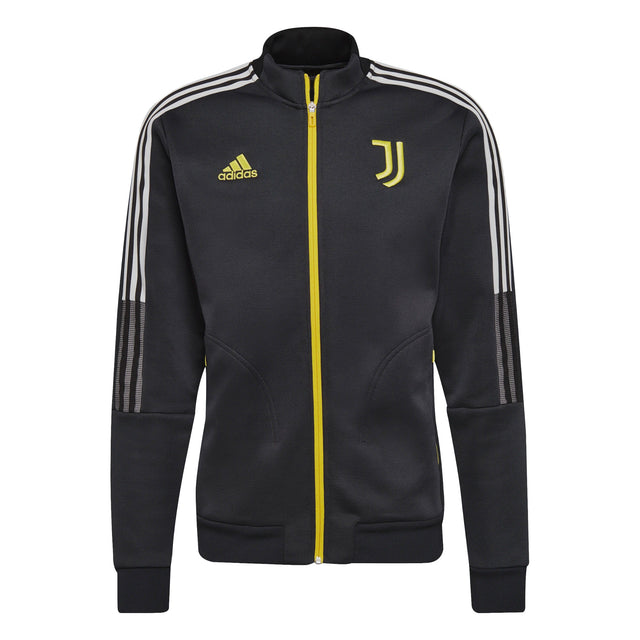 adidas Men's Juventus 2021/22 Tiro Anthem Jacket Black/Yellow Front