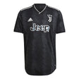 adidas Men's Juventus 2022/23 Authentic Away Jersey Black/White Front