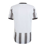 adidas Men's Juventus 2022/23 Authentic Home Jersey White/Black Back