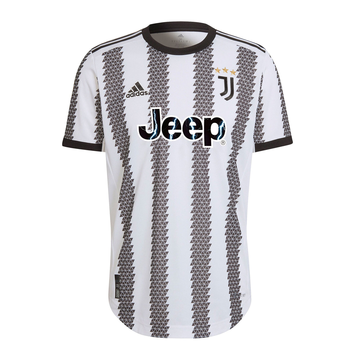 adidas Men's Juventus 2022/23 Authentic Home Jersey White/Black Front