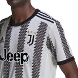adidas Men's Juventus 2022/23 Authentic Home Jersey White/Black Zoom In