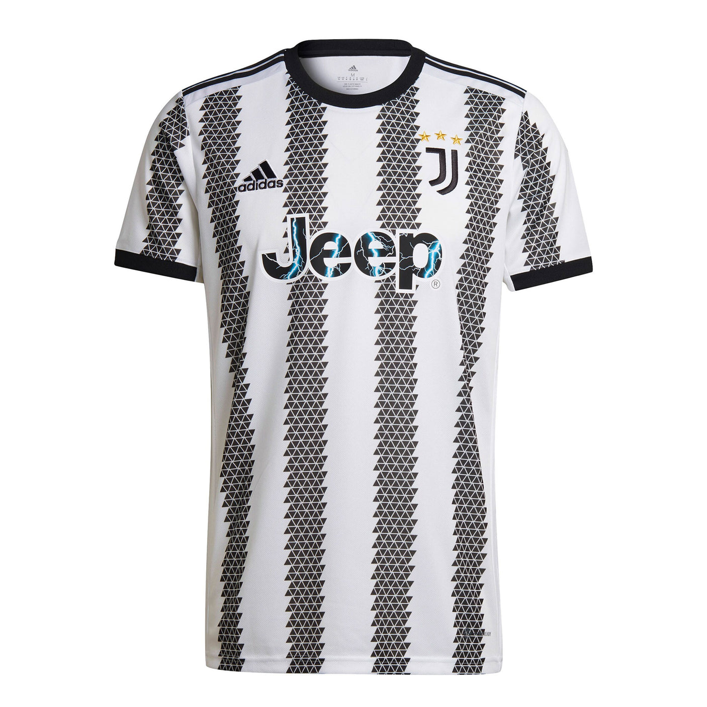 adidas Men's Juventus 2022/23 Home Jersey White/Black Front