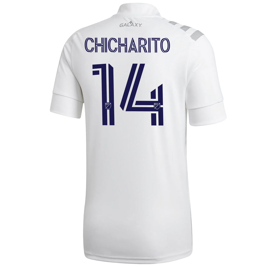 adidas LA Galaxy Kids Home Stadium 2020 Jersey w/ Chicharito