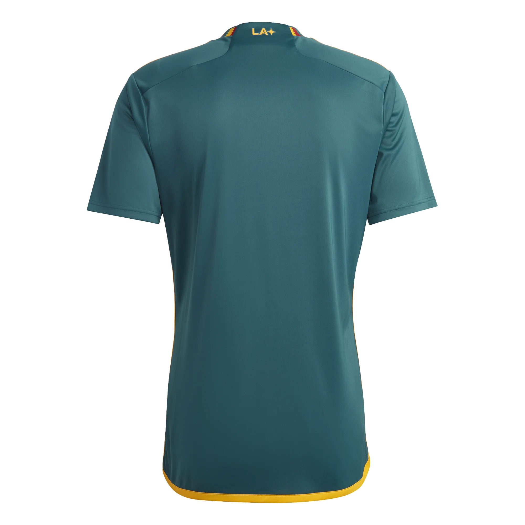 adidas Men s LA Galaxy 2023 24 Away Jersey Green Gold Azteca Soccer
