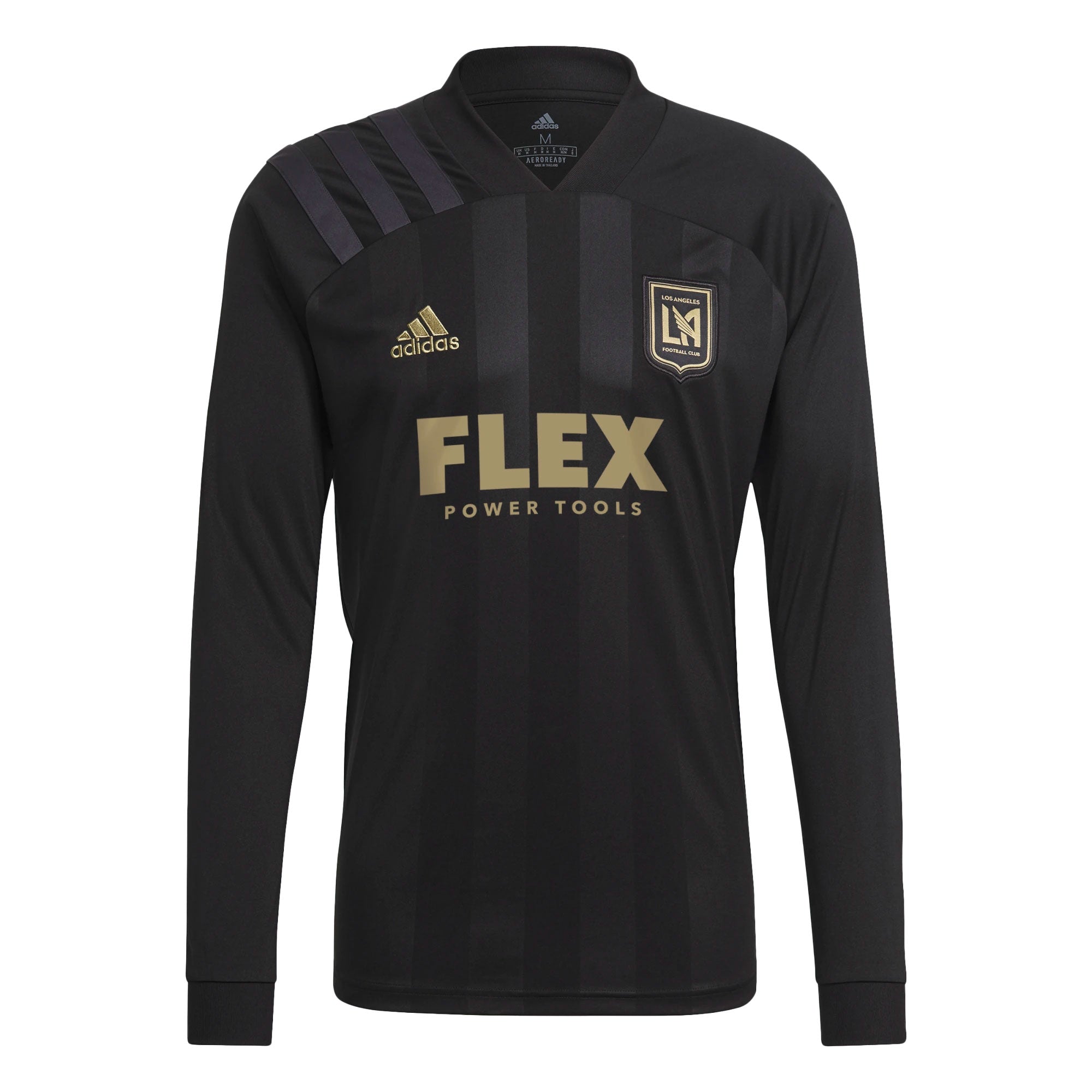 adidas Men's LAFC 2021/22 Long Sleeve Home Jersey - Black/Gold