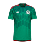 adidas Men's Mexico 2022 Authentic Home Jersey Vivid Green/Green