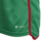 adidas Men's Mexico 2022 Home Long Sleeve Jersey Vivid Green/Green Hem