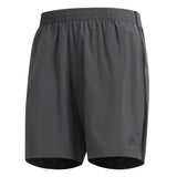 adidas Men's Own The Run Shorts Grey/Black Front