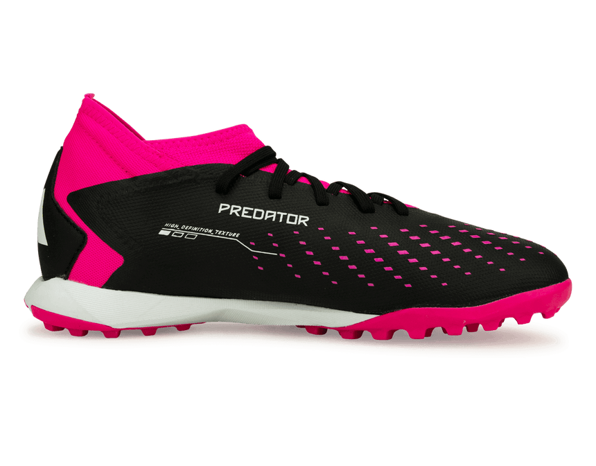 adidas Men's Predator Accuracy.3 TF Black/Pink Side