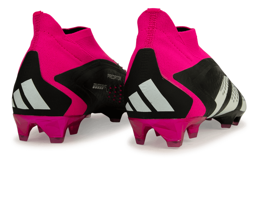 adidas Men's Predator Accuracy+ FG Black/Pink Rear
