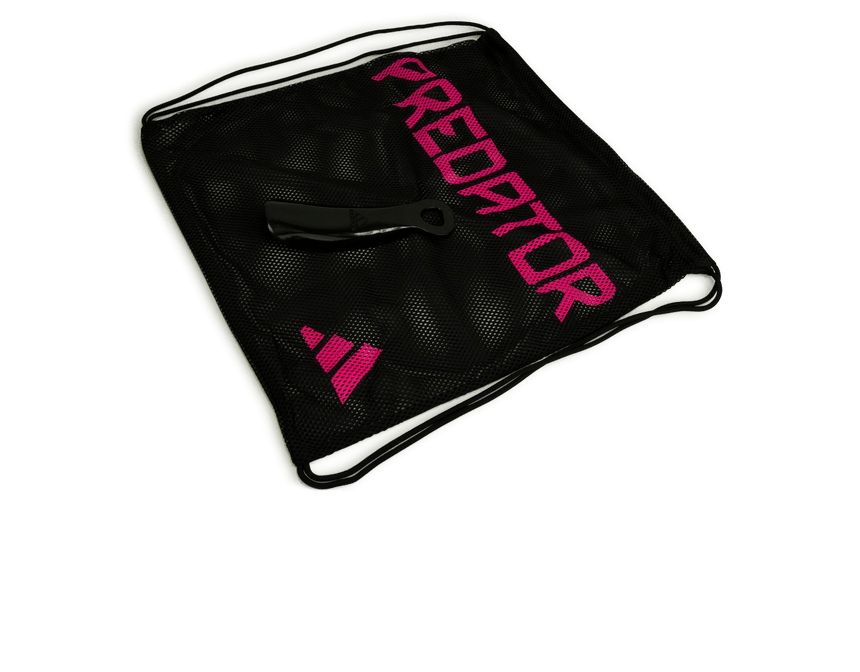 adidas Men's Predator Accuracy+ FG Black/Pink Shoebag