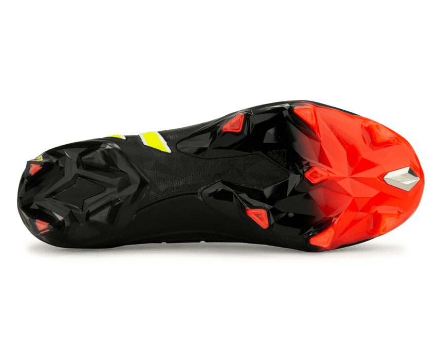 adidas Men's Predator Edge.1 FG Black/Sollar Yellow/White Sole