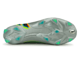 adidas Men's Predator Edge.1 FG Silver Metallic/ Solar Green Sole
