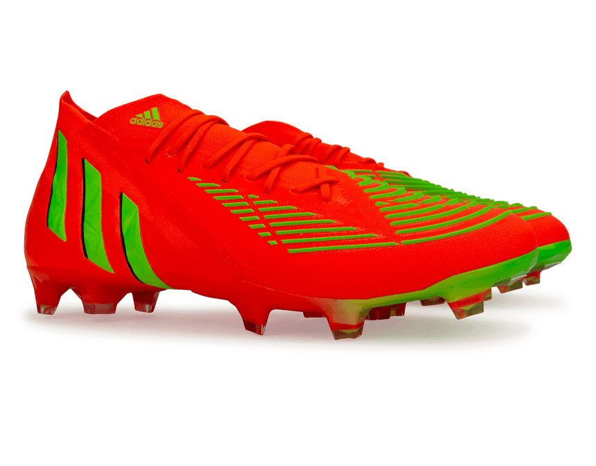 adidas Men's Predator Edge.1 FG Solar Red/Solar Green Together