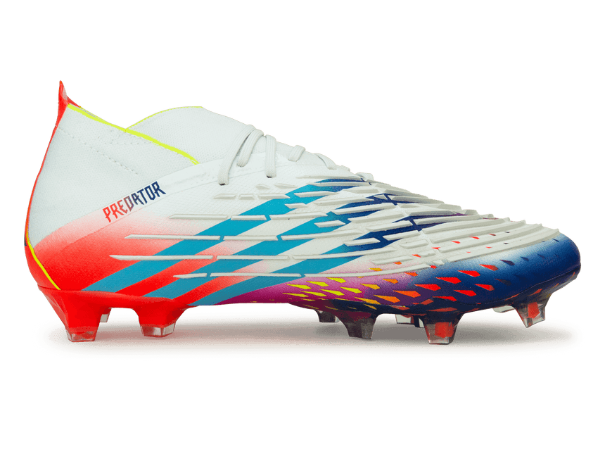adidas Men's Predator Edge.1 FG White/Blue Side