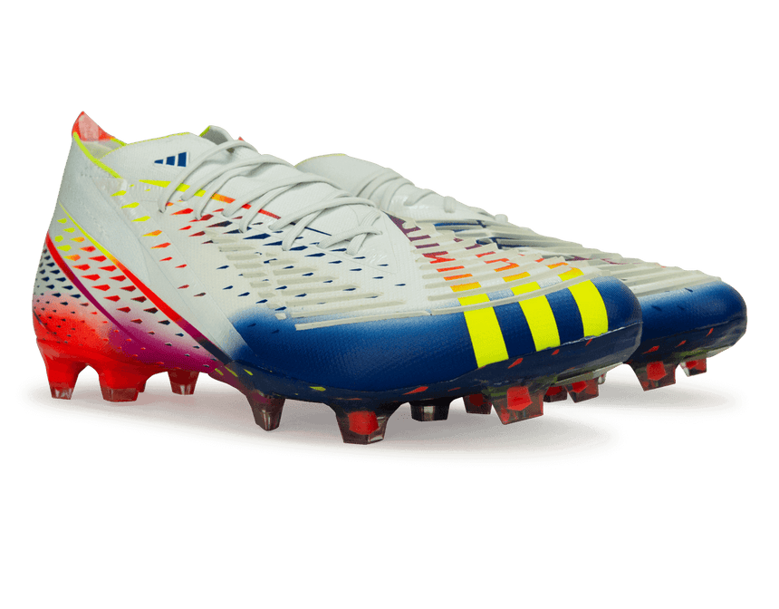adidas Men's Predator Edge.1 FG White/Blue Together
