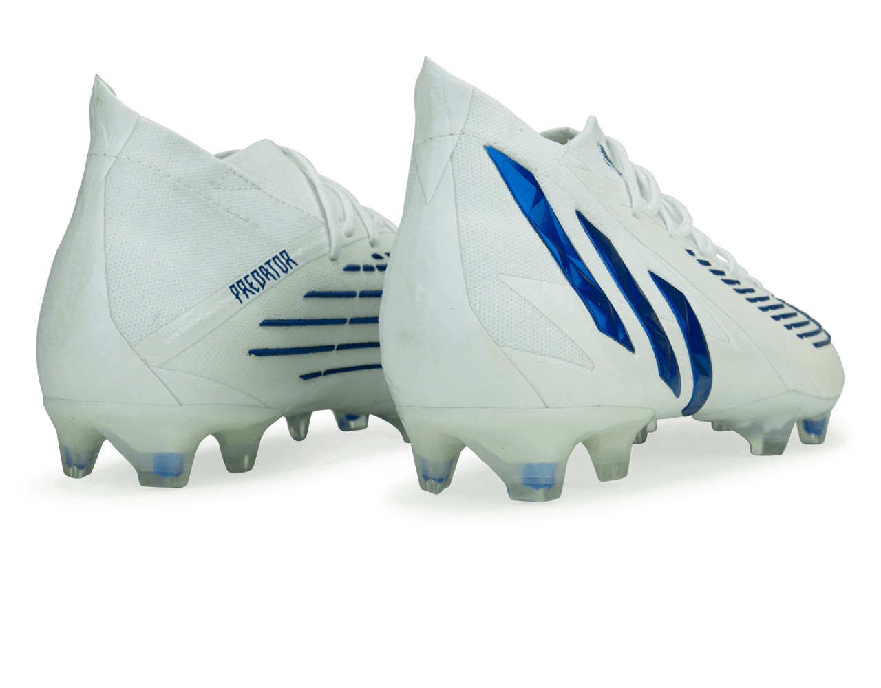 adidas Men's Predator Edge.1 FG White/Hi-Res Blue Rear